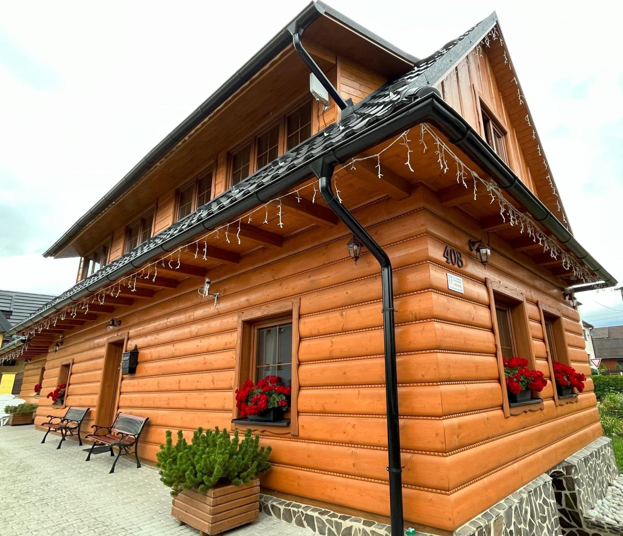 Vila Drevenica U Mateja Fajku Pribylina Exteriér fotografie